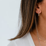 Minimal U Hoops | 10k Solid Gold