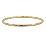 14k gold filled textured stacking ring