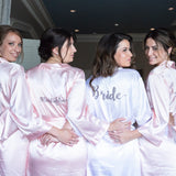 Solid Satin Robe